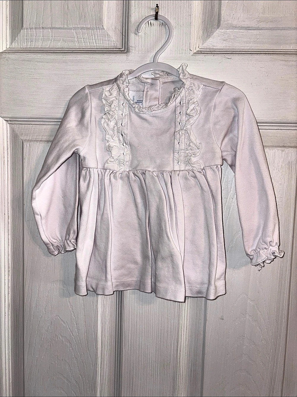 Little English Girls Long Sleeve Blouse Size 2T Pink